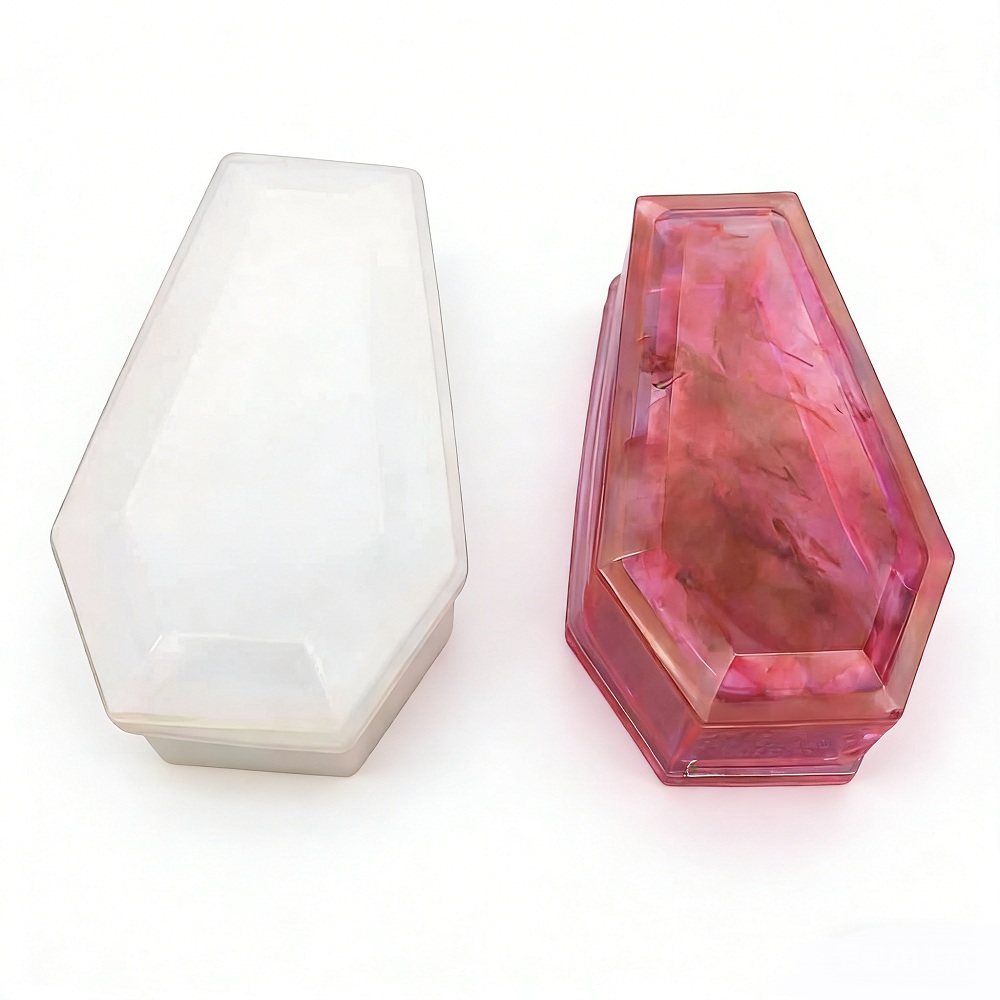 Resin Art Equipment - قالب سيليكون على شكل جمجمة وخفش