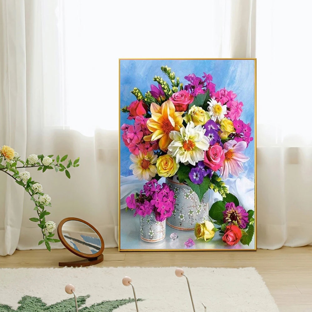 لوحة فسيفساء ماسية كاملة بتصمي - مراجعة Resin Art Rose وسعره