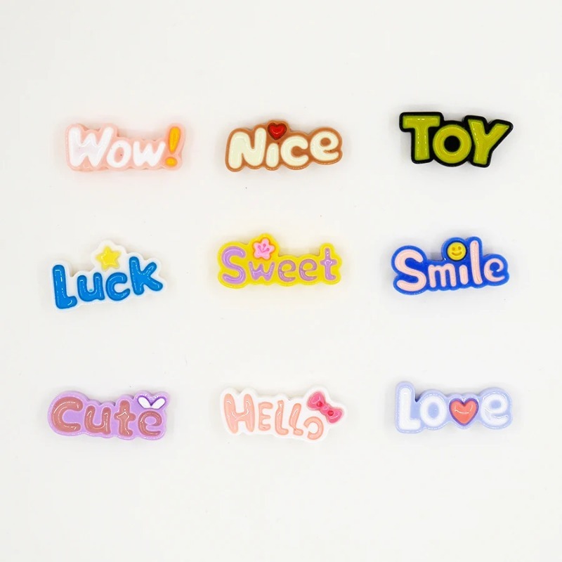 كابوشون بظهر مسطح رائع ، حروف  - مراجعة Resin Art Alphabet وسعره