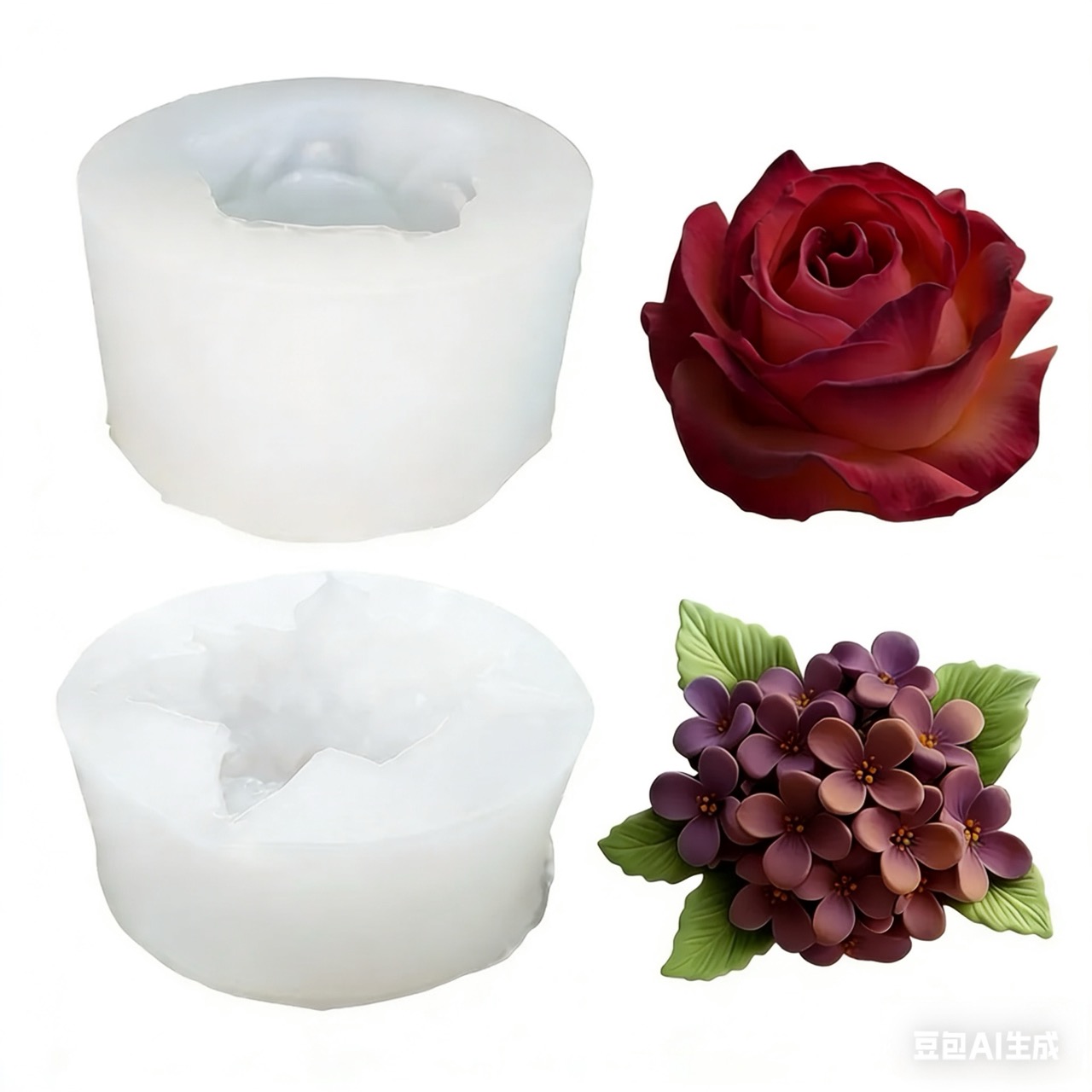 قالب سيليكون ثلاثي الأبعاد على - مراجعة Resin Art Wedding Gift وسعره