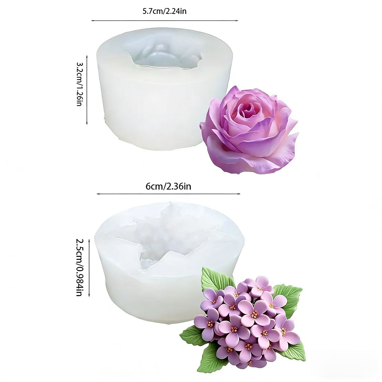 قالب سيليكون ثلاثي الأبعاد على - مراجعة Resin Art Wedding Gift وسعره