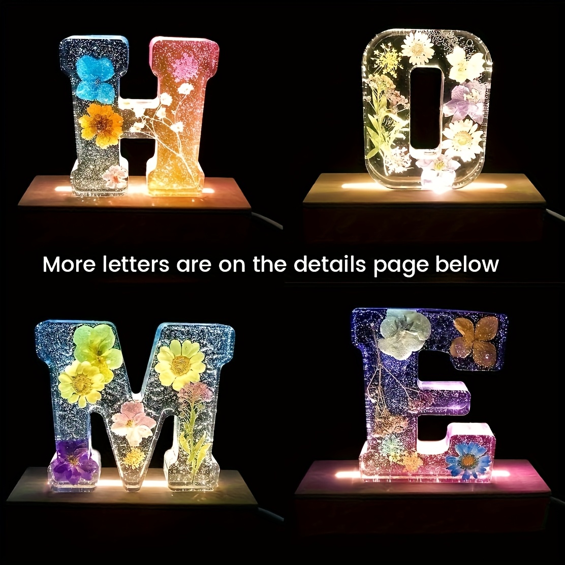 قالب راتنج للحروف الكبيرة مقاس - مراجعة Resin Art Alphabet وسعره