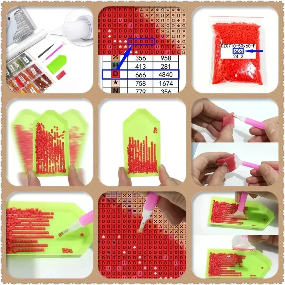 لوحة فنية ماسية خماسية الأبعاد - مراجعة Resin Art Work وسعره