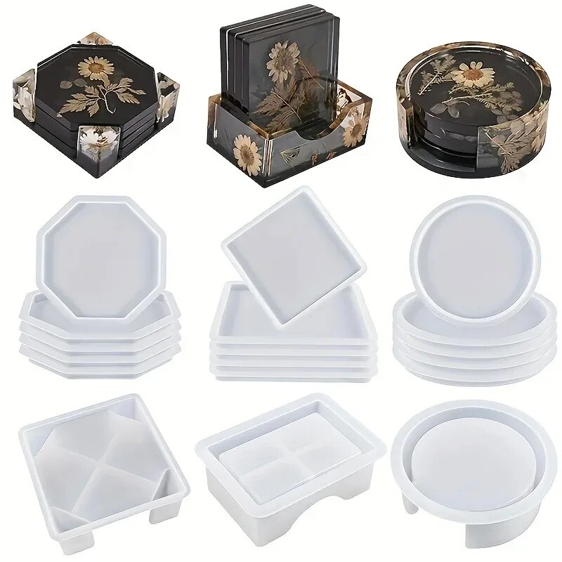 تتضمن مجموعة قوالب راتينج كوست - مراجعة Resin Art Case وسعره