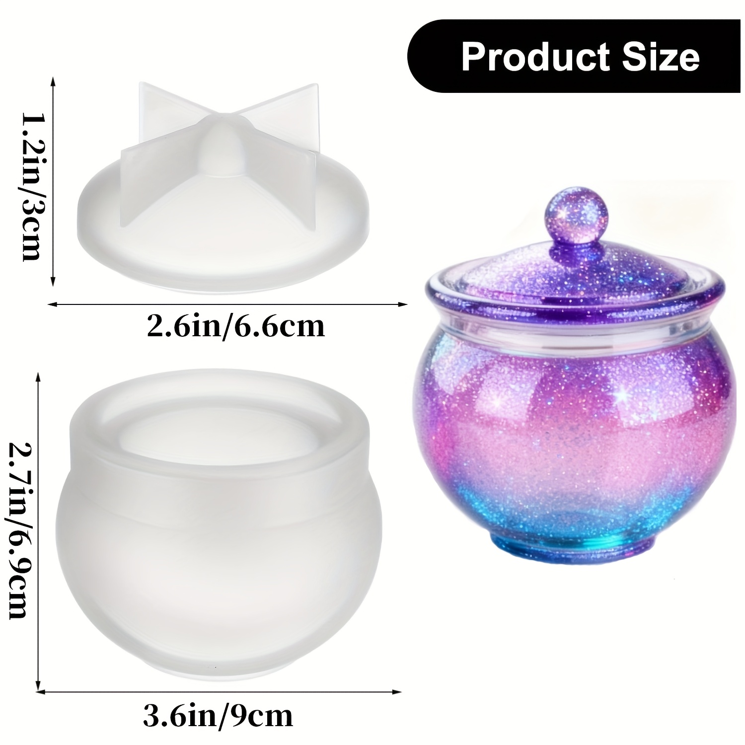 مجموعة واحدة من قوالب الراتنج  - مراجعة Resin Art Case وسعره